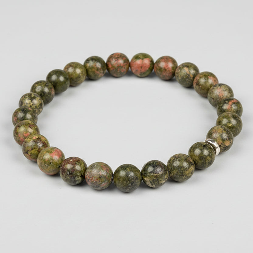 Natural Unakite Bracelet