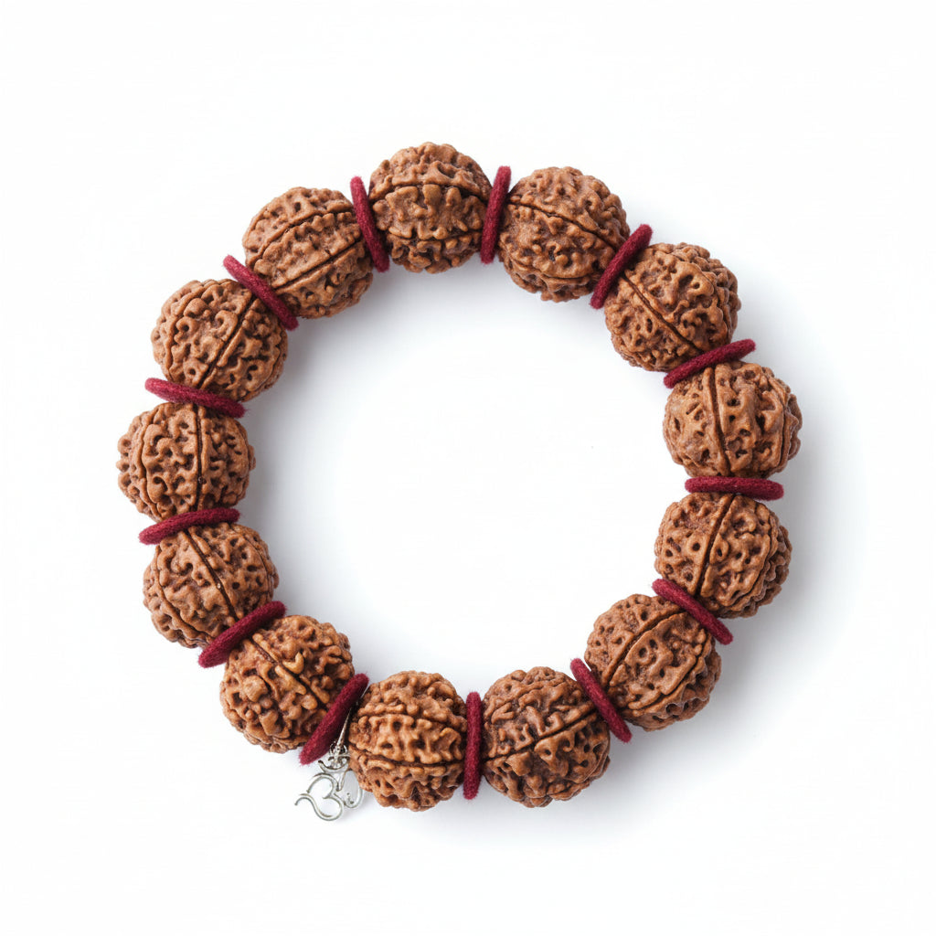 9 Mukhi Durga Shakti Bracelet-Collector-Silver Spacers