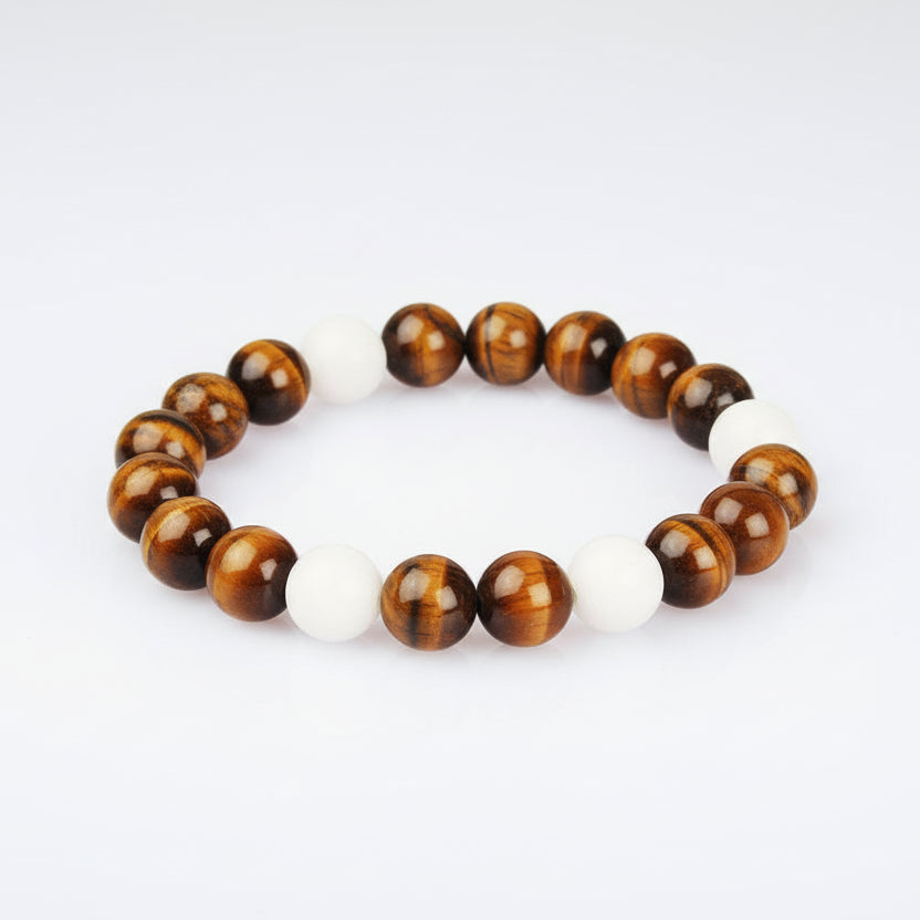 Tiger Eye Bracelet 10 mm-Thread