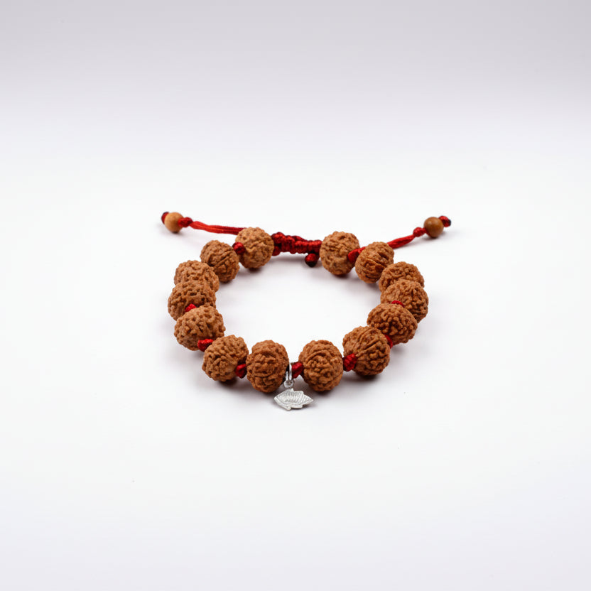 7 Mukhi Mahalaxmi Bracelet From Java In Silk Thread-10 mm