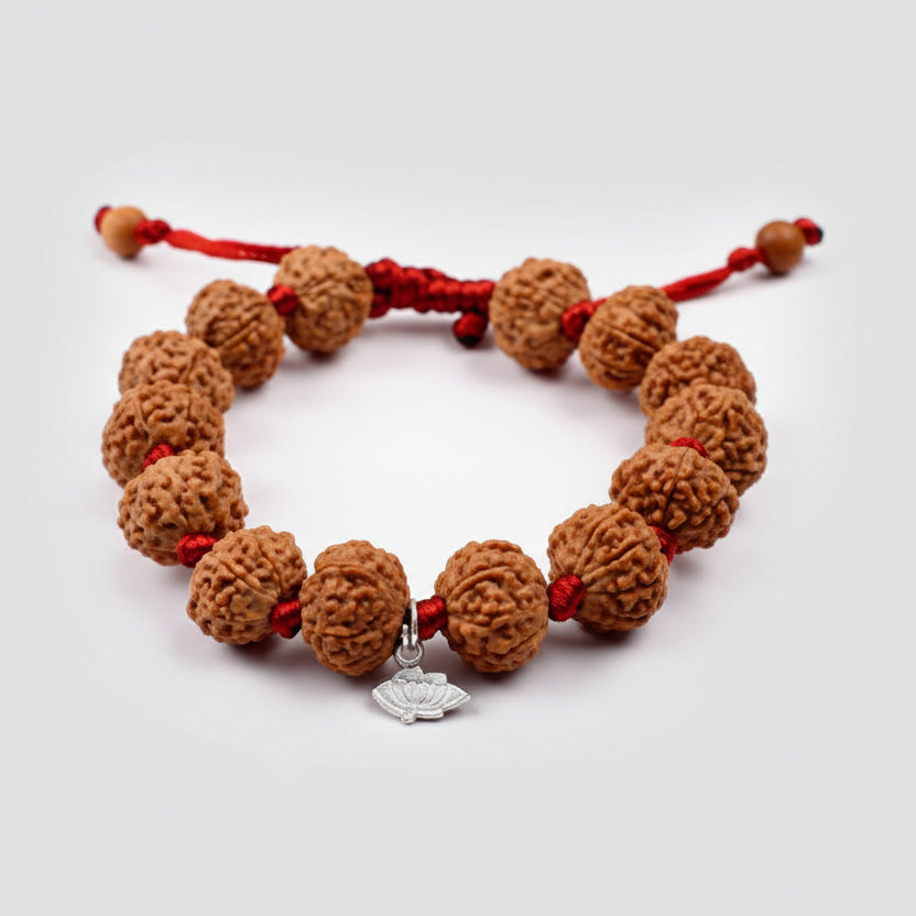7 Mukhi Mahalaxmi Bracelet From Java In Silk Thread-14 mm