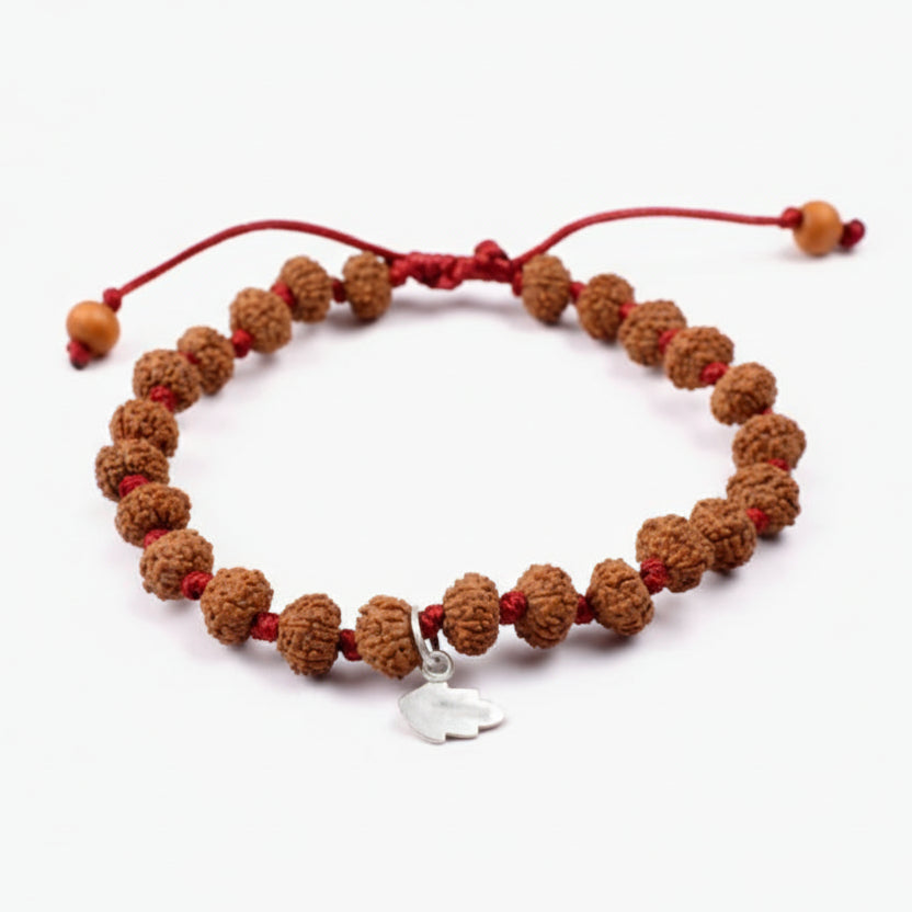 7 Mukhi Mahalaxmi Bracelet From Java In Silk Thread-14 mm