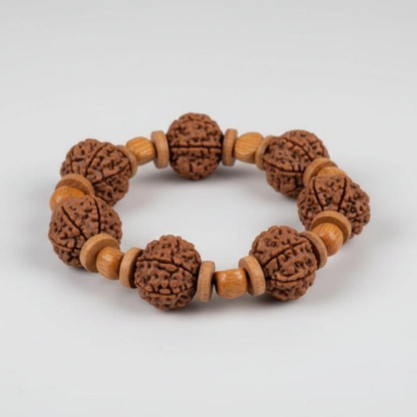 7 Mukhi Nepal Rudraksha Beads Bracelet