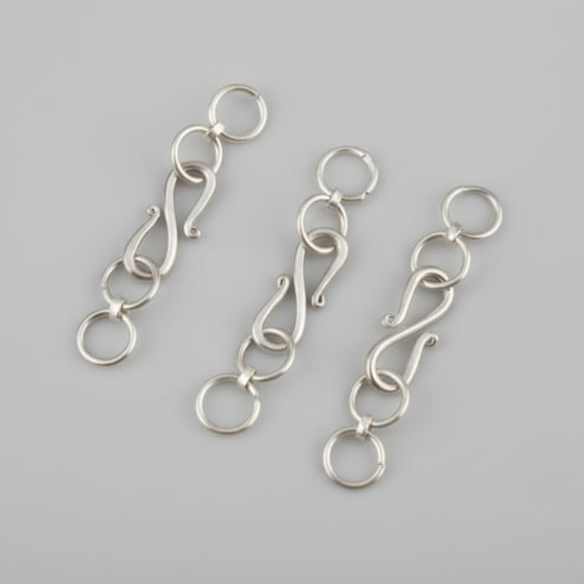 S Hook-Oxidised Silver
