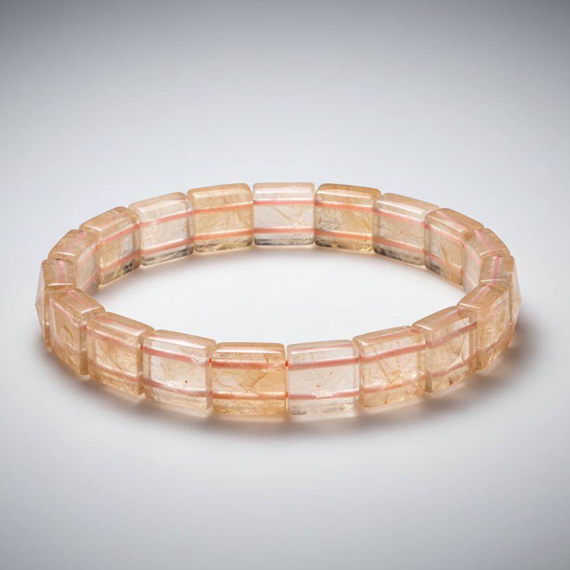 Natural Citrine Faceted Bracelet