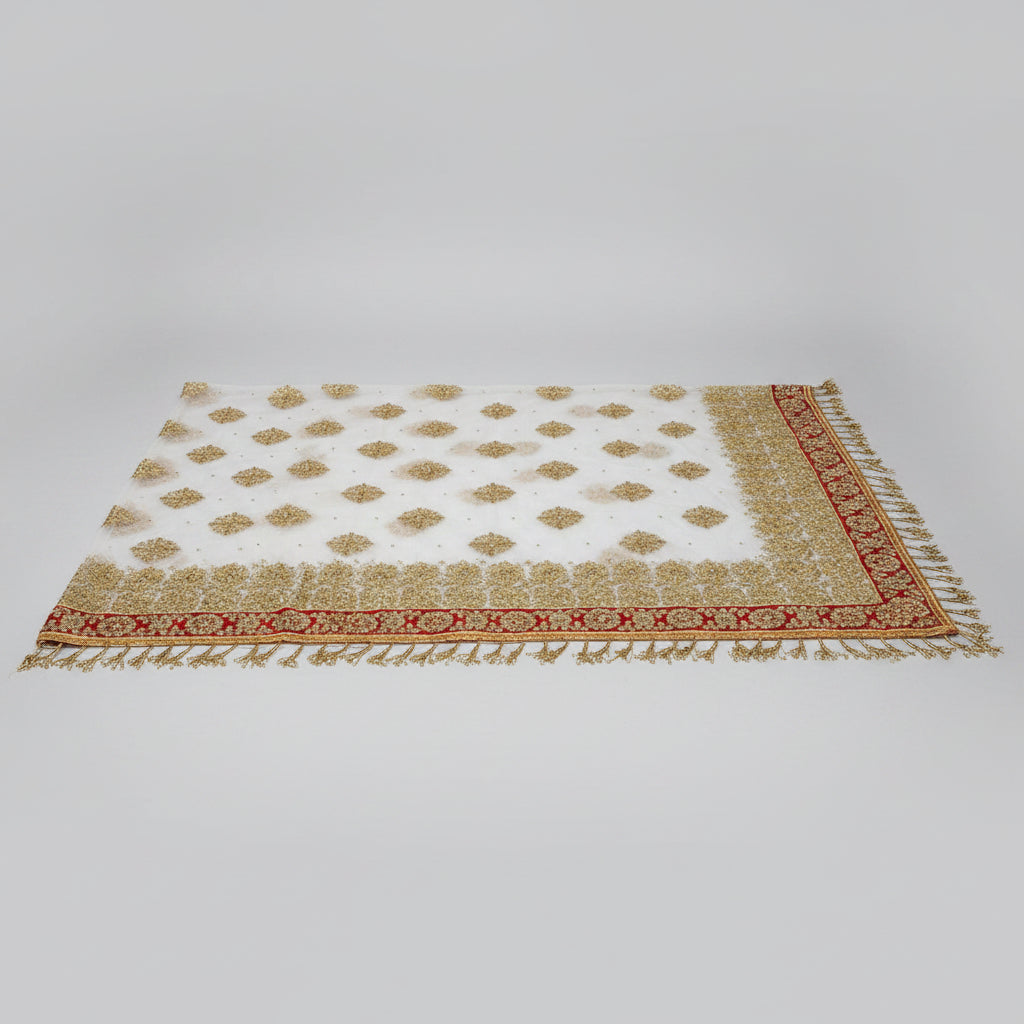 Netted Chunri (Design XIV)-Yellow