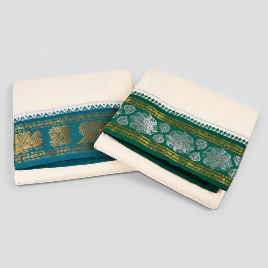 Puja DhotiIX-Peacock
