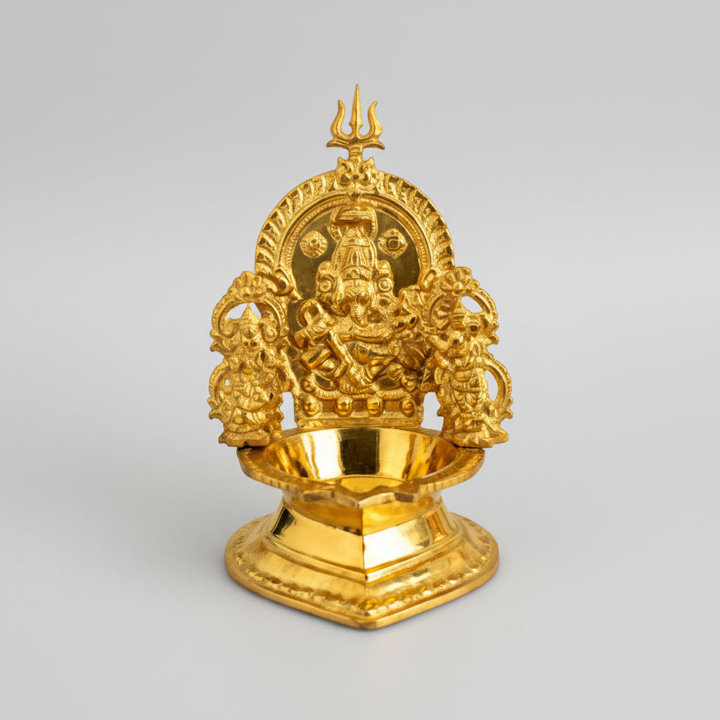 Mariamman Diya In Brass-Set of 2