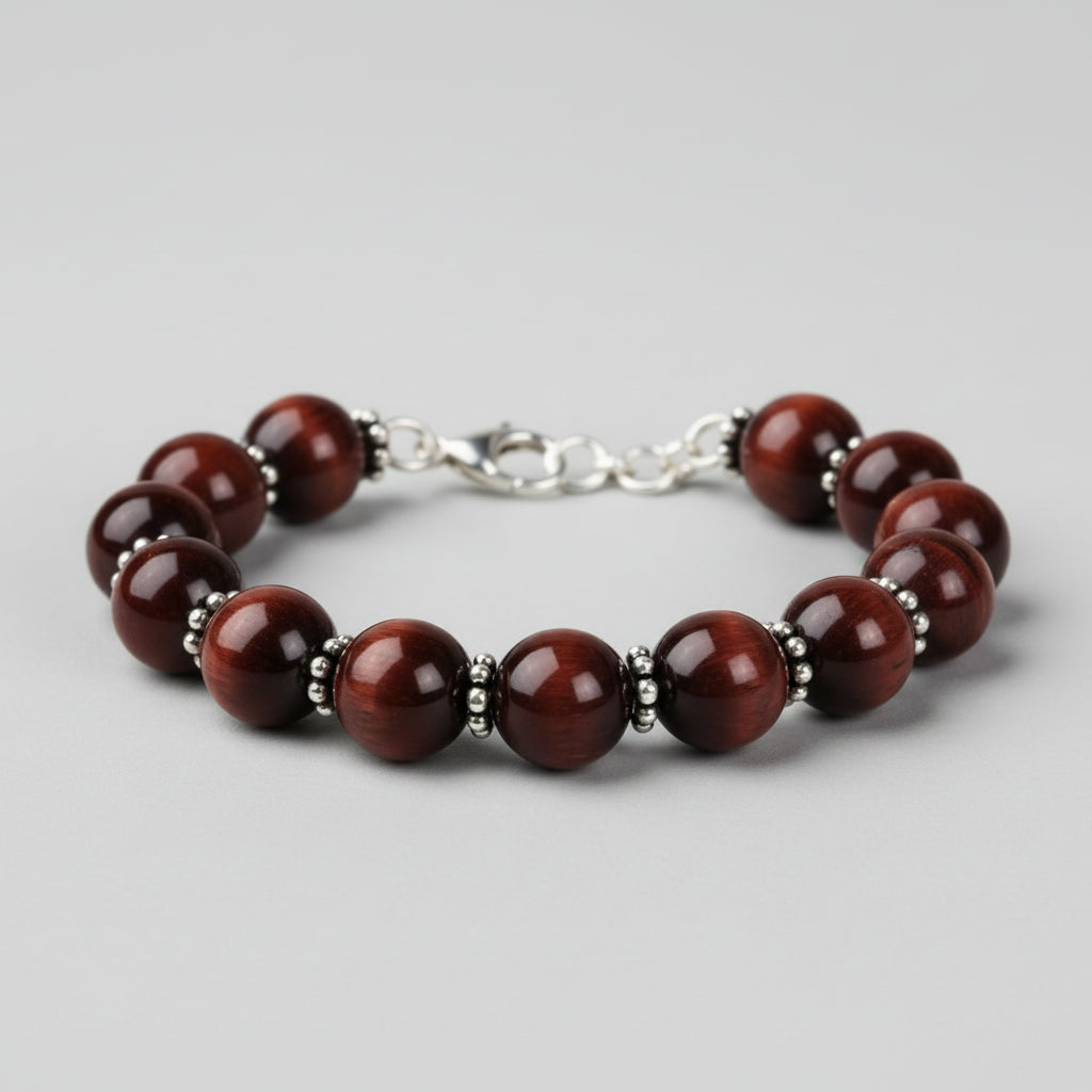 Red Tiger Eye Bracelet (12 mm)
