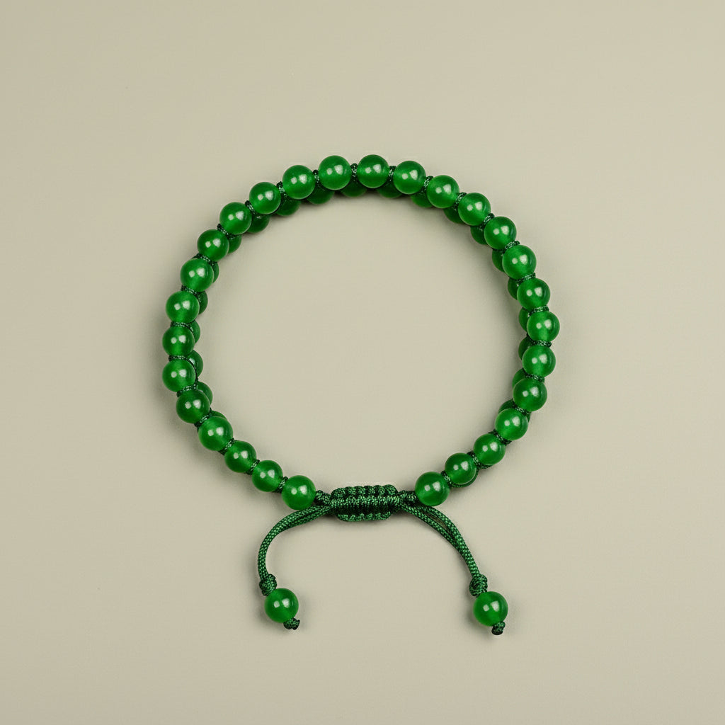 Green Onyx Double Layer Adjustable Bracelet