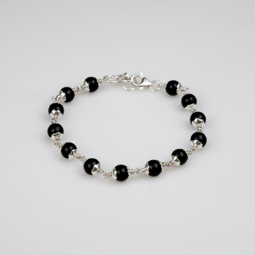 Black Tourmaline Bracelet Design (V)-10 mm