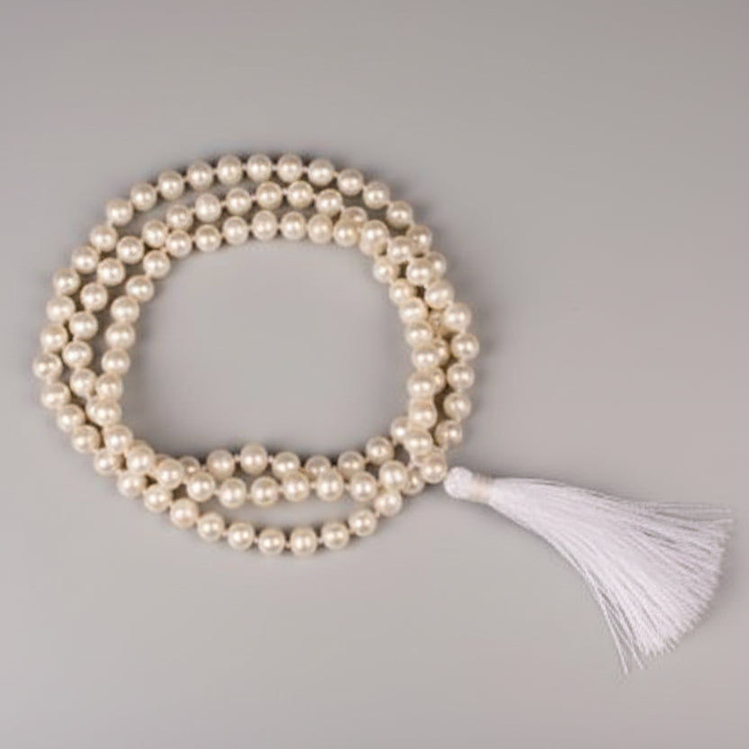Pearl (Moti) Mala-8 mm