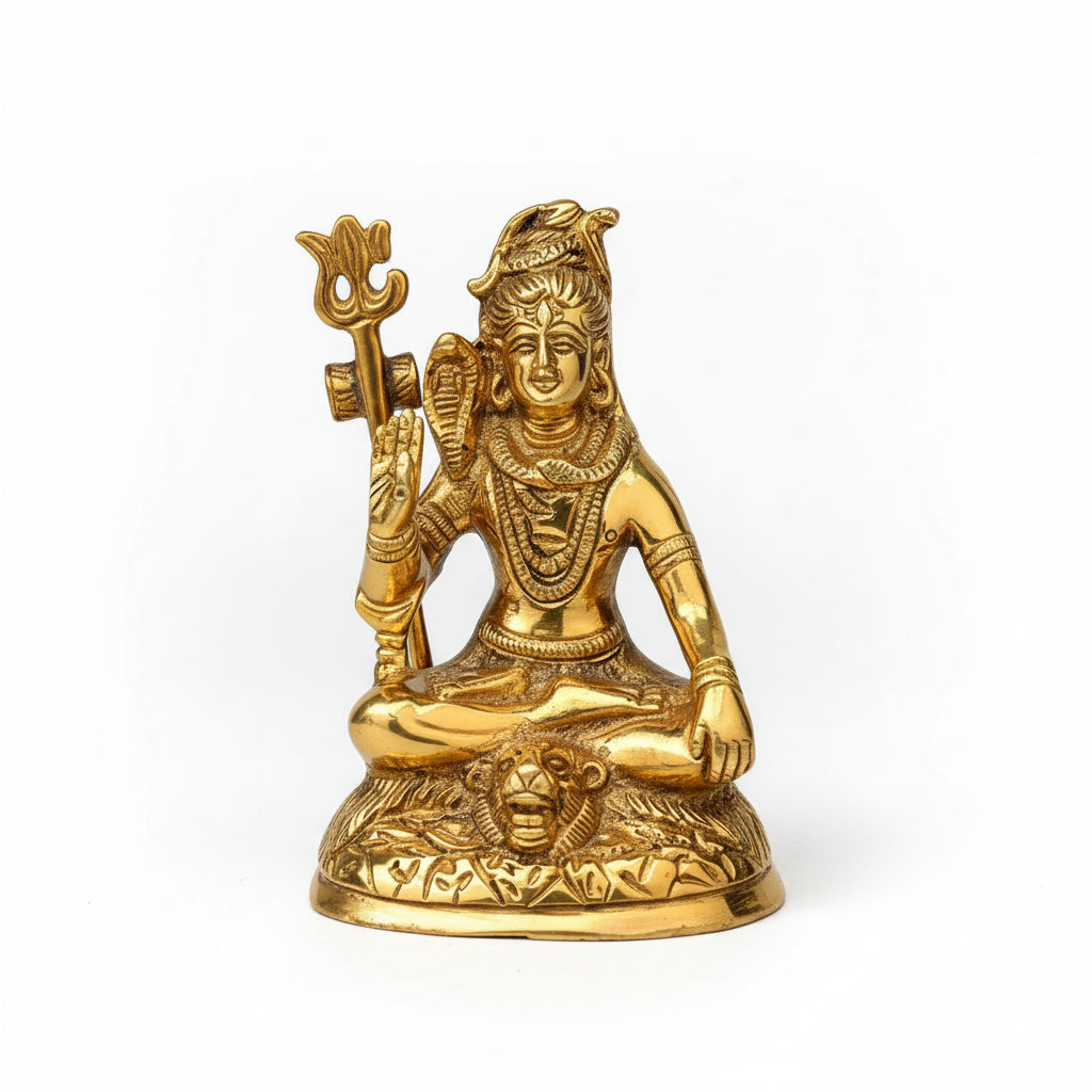 Vyaghranatheshwara Shiva Brass Murti