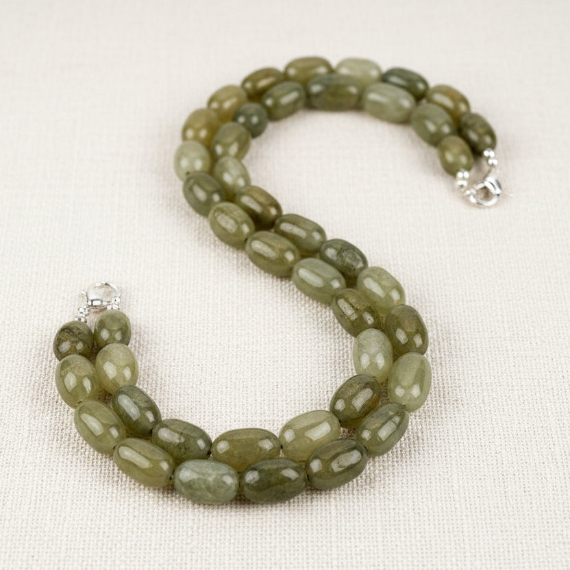 Cat's Eye Oval Shape Mala-54+1 Beads