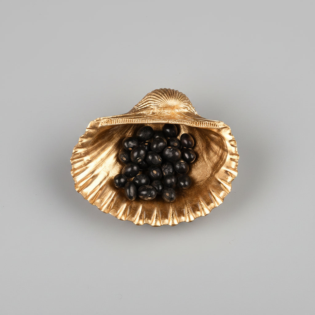 Sea Shell With Gunja (Chirmi)-Red Chirmi (Good Luck & Attraction)