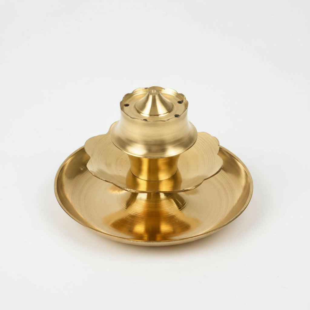 Flowering Incense-Gold Finish