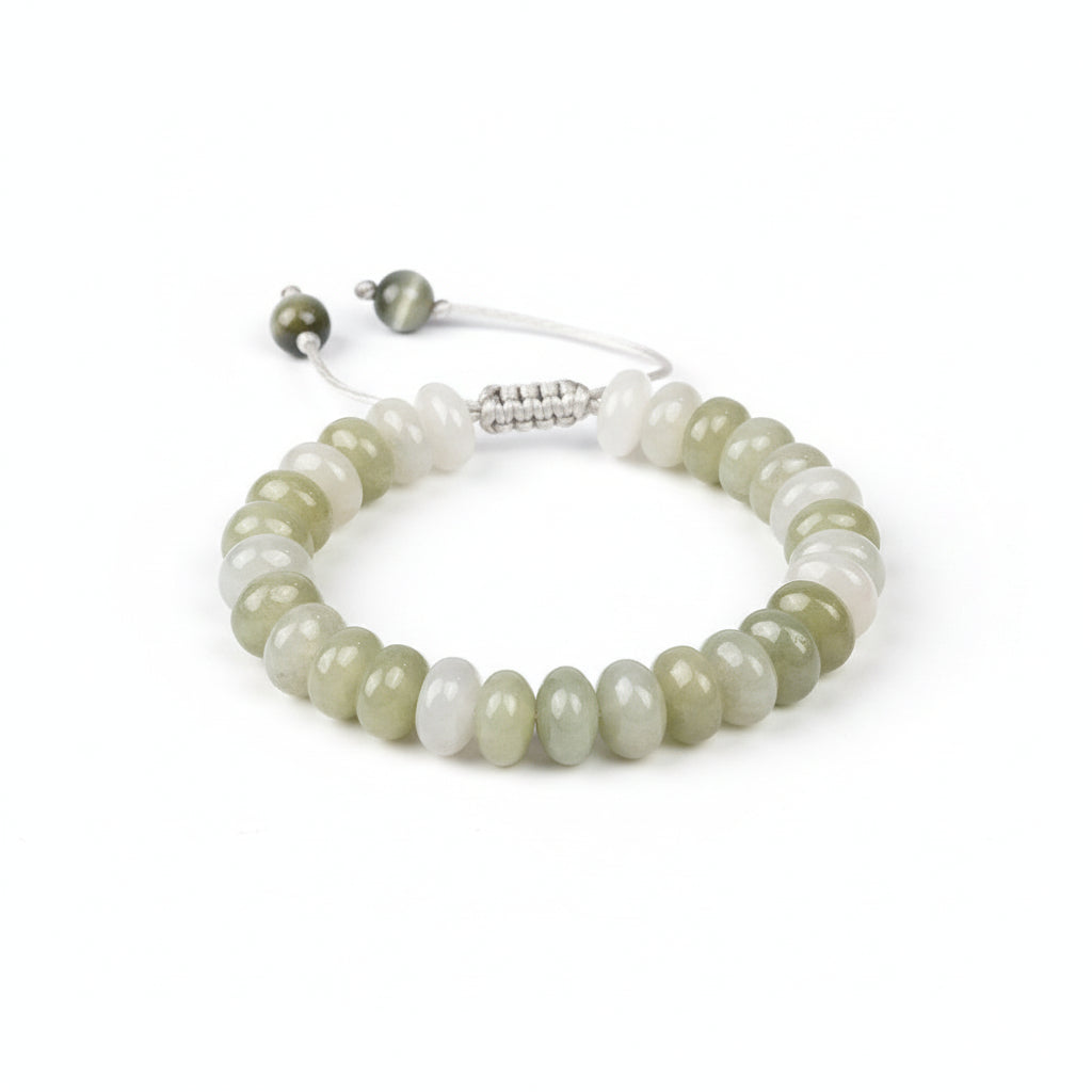 Cat's Eye Elliptical Beads Bracelet