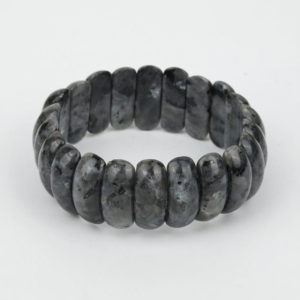 Snowflake Obsidian Bracelet