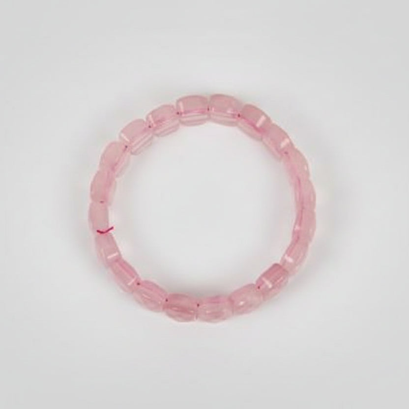 Rose Quartz Faceted Bracelet (VI)