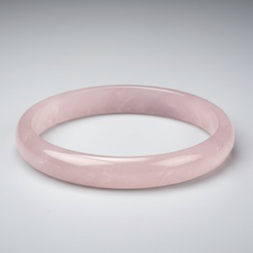 Pink Agate Bangle (III)