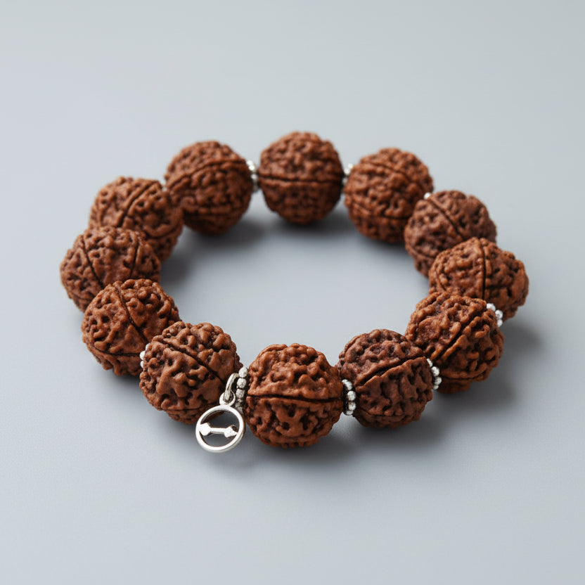 7 Mukhi Mahalaxmi Bracelet-Silver Chakri