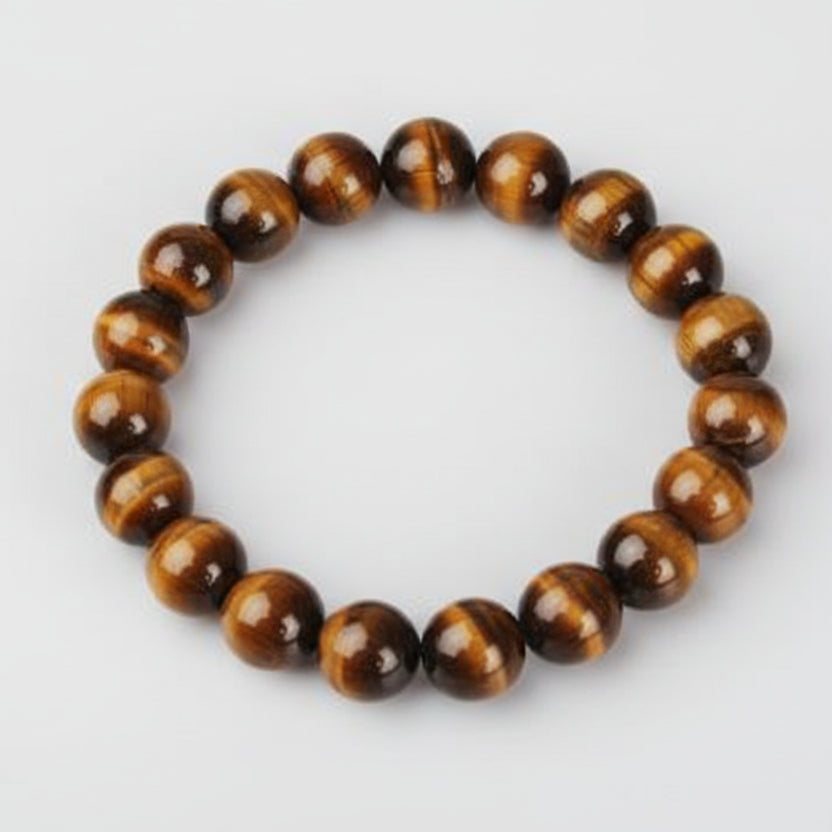 Tiger Eye Bracelet 10 mm-Elastic