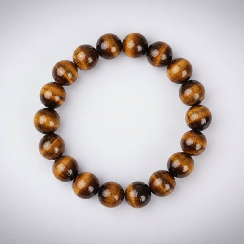 Tiger Eye Bracelet 10 mm-Thread