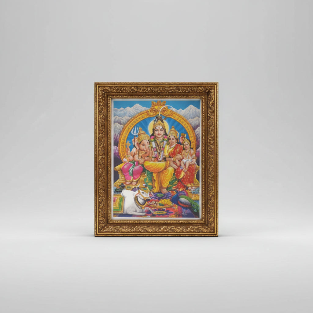 Shiv Parivar Photo Medium I-Only Photo