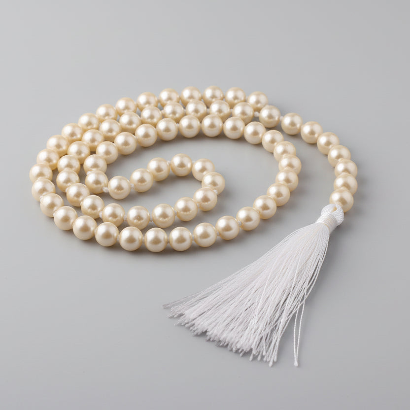 Pearl (Moti) Mala-12 mm