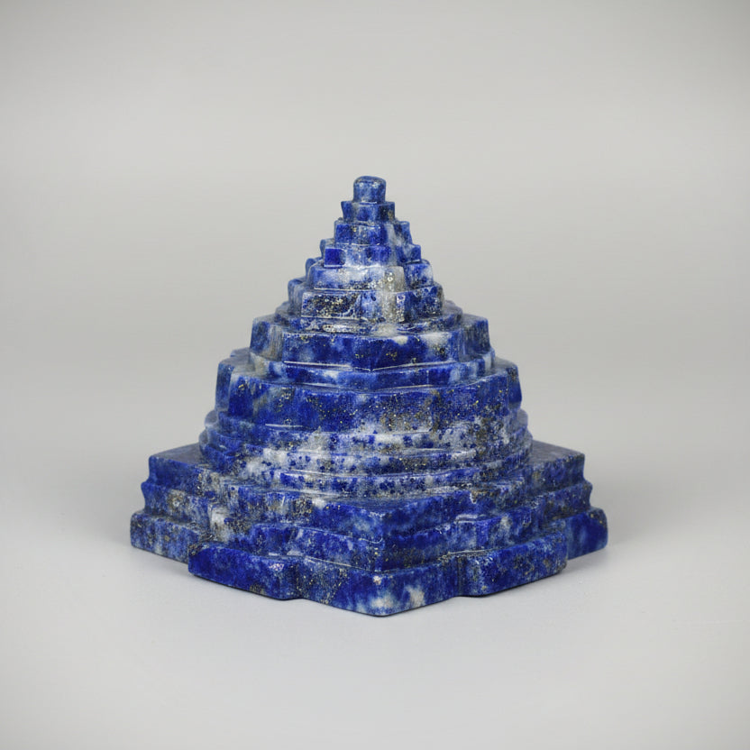 Lapis Lazuli Shree Yantra 104 gms