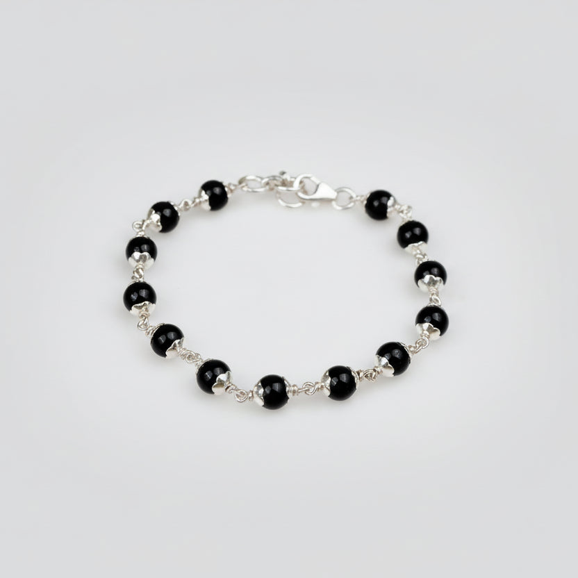 Black Tourmaline Bracelet Design (V)-8 mm