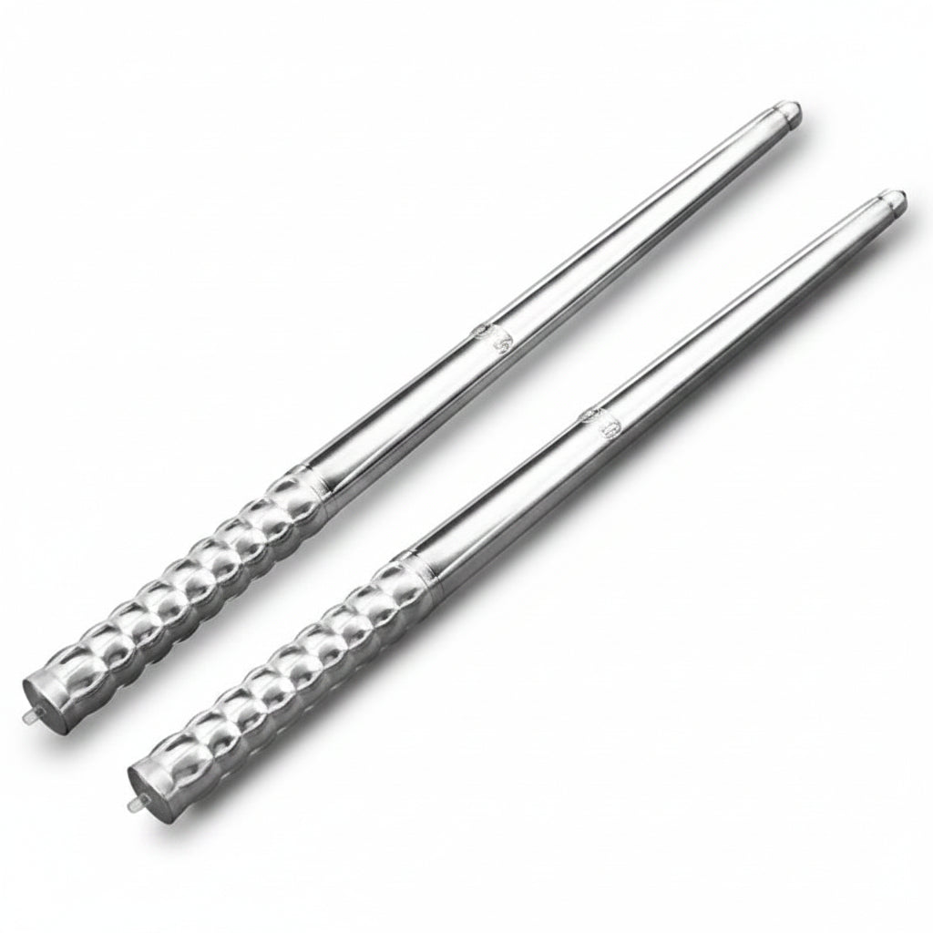 Dandiya Sticks in pure Silver-12 inches