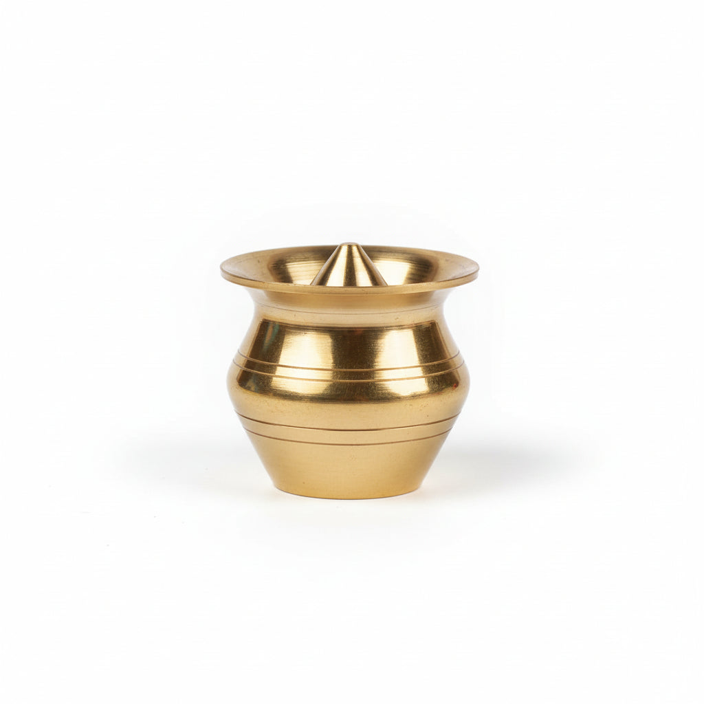 Kalash Design Agarbatti Brass Incense Stand-Large