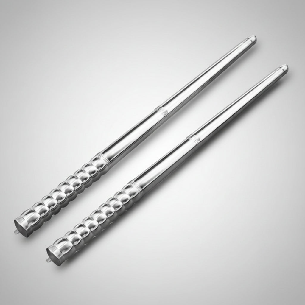 Dandiya Sticks in pure Silver-11 inches