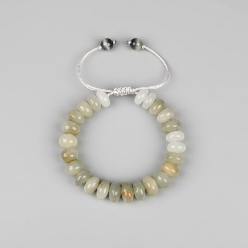 Cat's Eye Elliptical Beads Bracelet