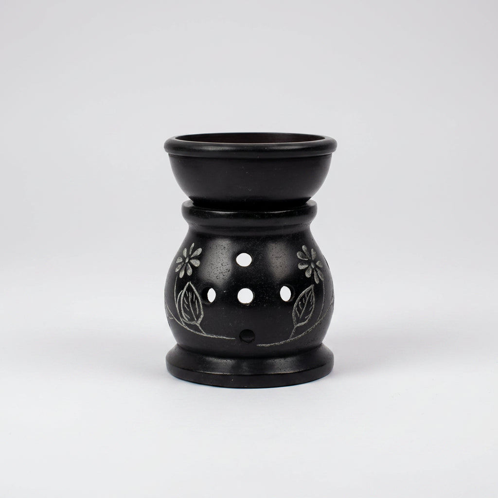 Rock Diffuser Black-With Sandal Oil Water Solution