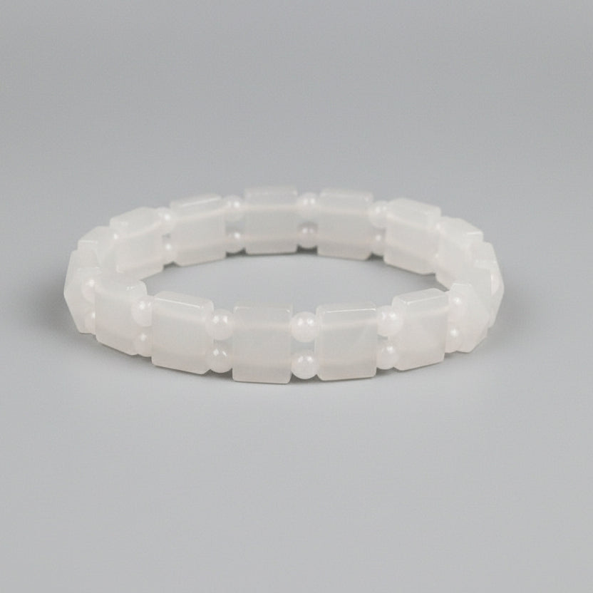 White Agate Bracelet