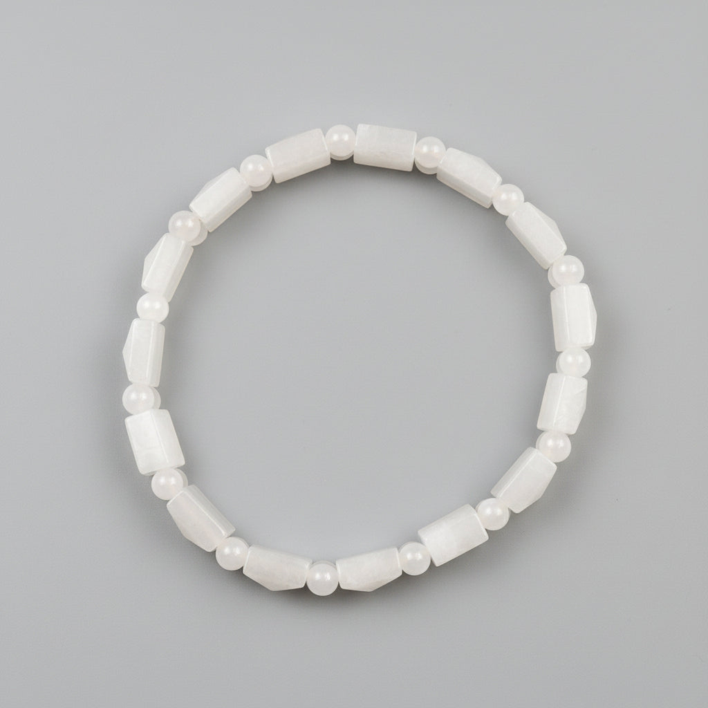 White Agate Bracelet