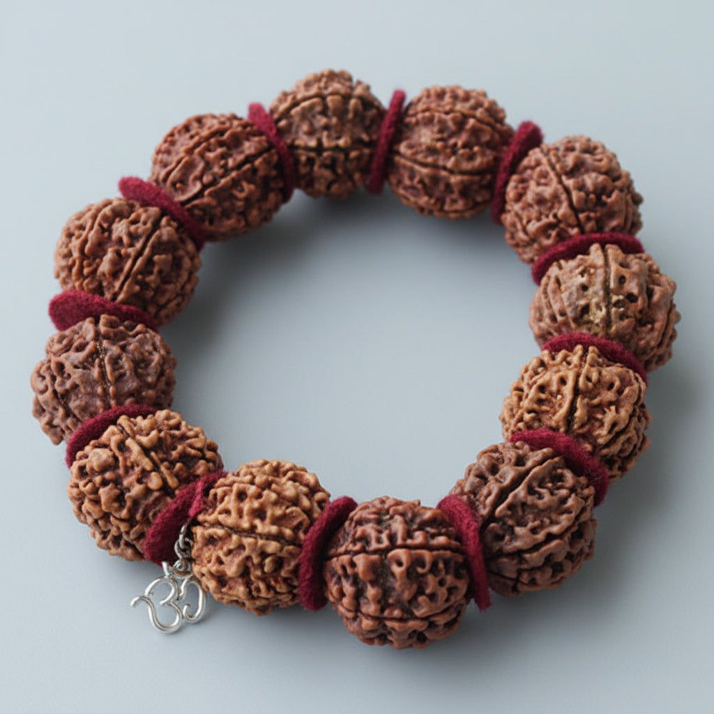 9 Mukhi Durga Shakti Bracelet-Collector-Silver Chakri
