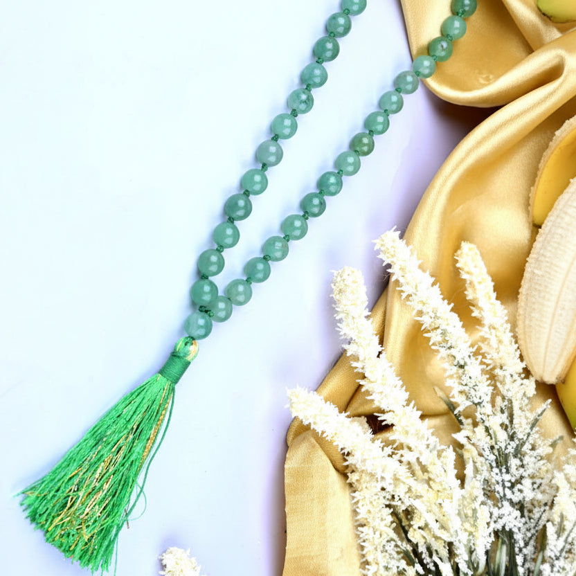 Natural Green Aventurine Mala-10 mm