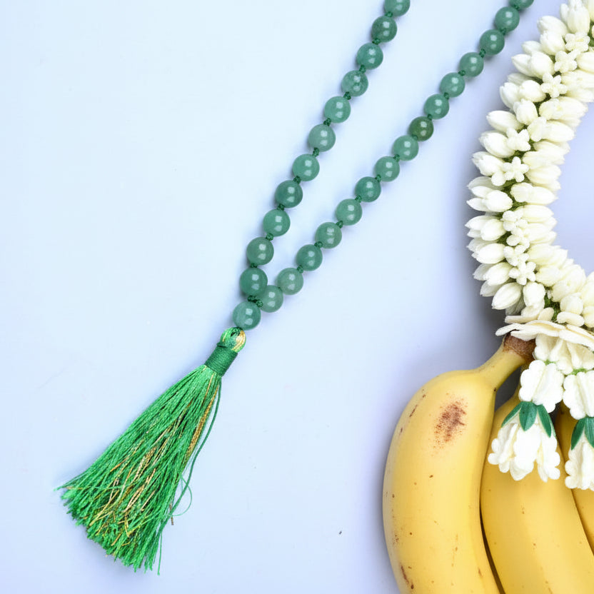 Natural Green Aventurine Mala-8 mm