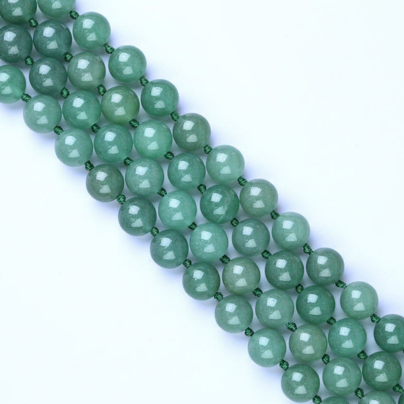Natural Green Aventurine Mala-10 mm