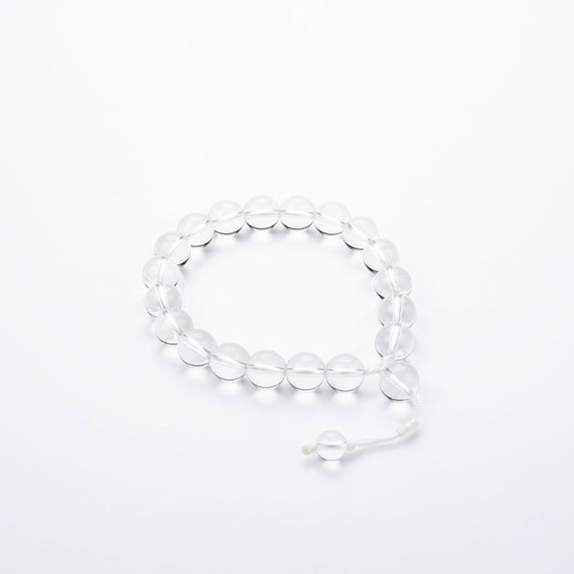 Round Sphatik Bracelet with Adjustable Thread-10 mm