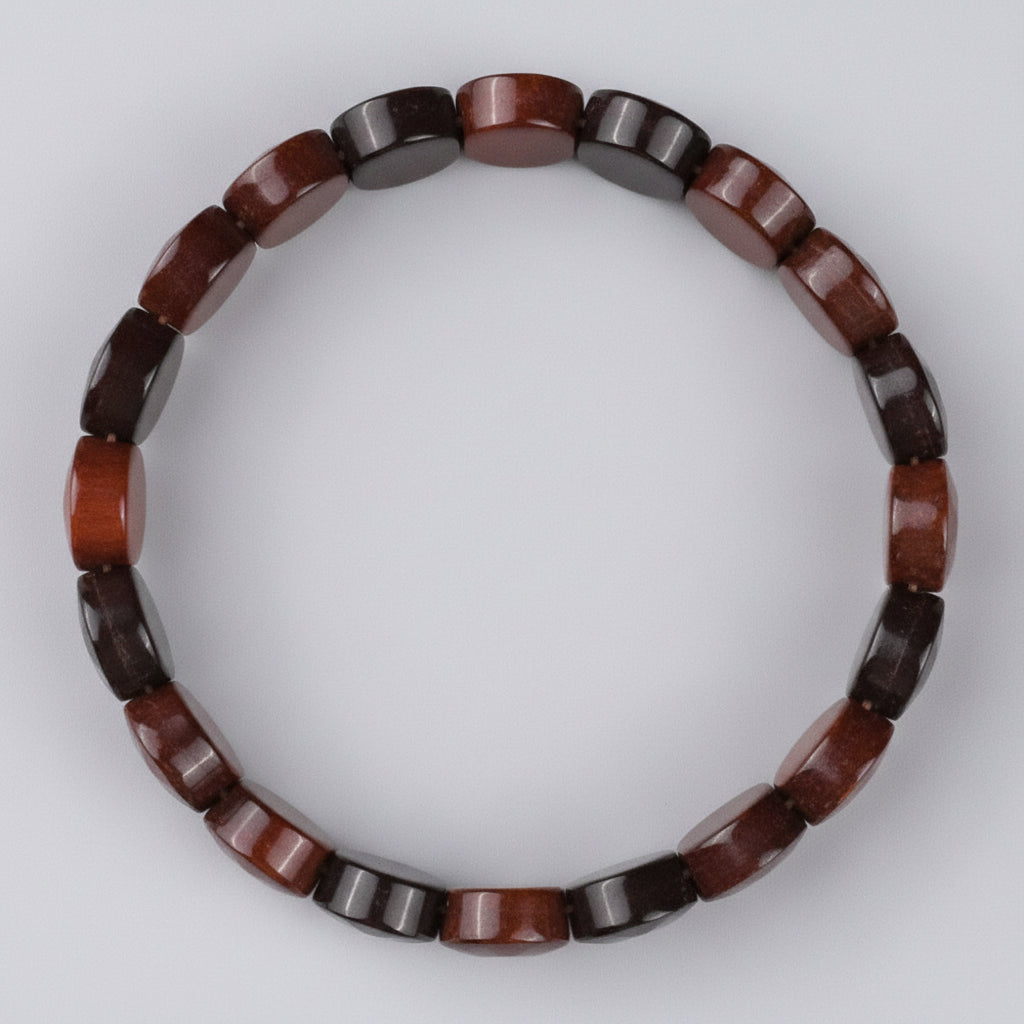 Red Tiger Eye Faceted Bracelet - (I)