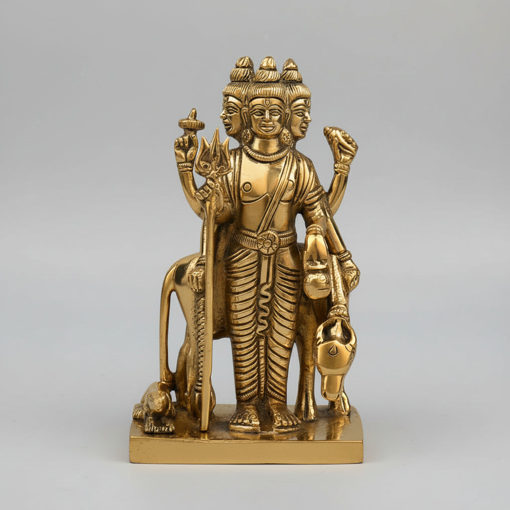Lord Dattatreya Brass Murti