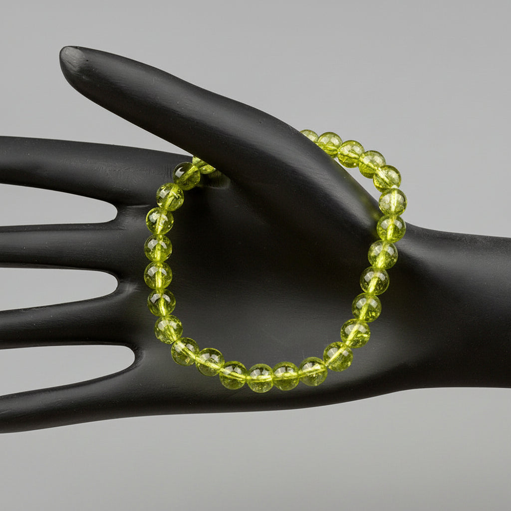 Peridot Bracelet-6 mm