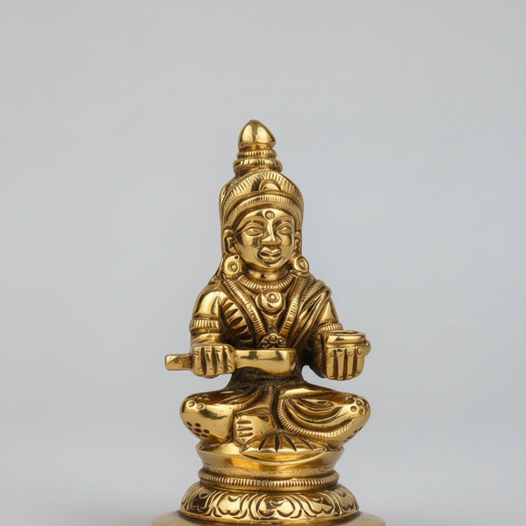 Annapurna Devi Brass Idol
