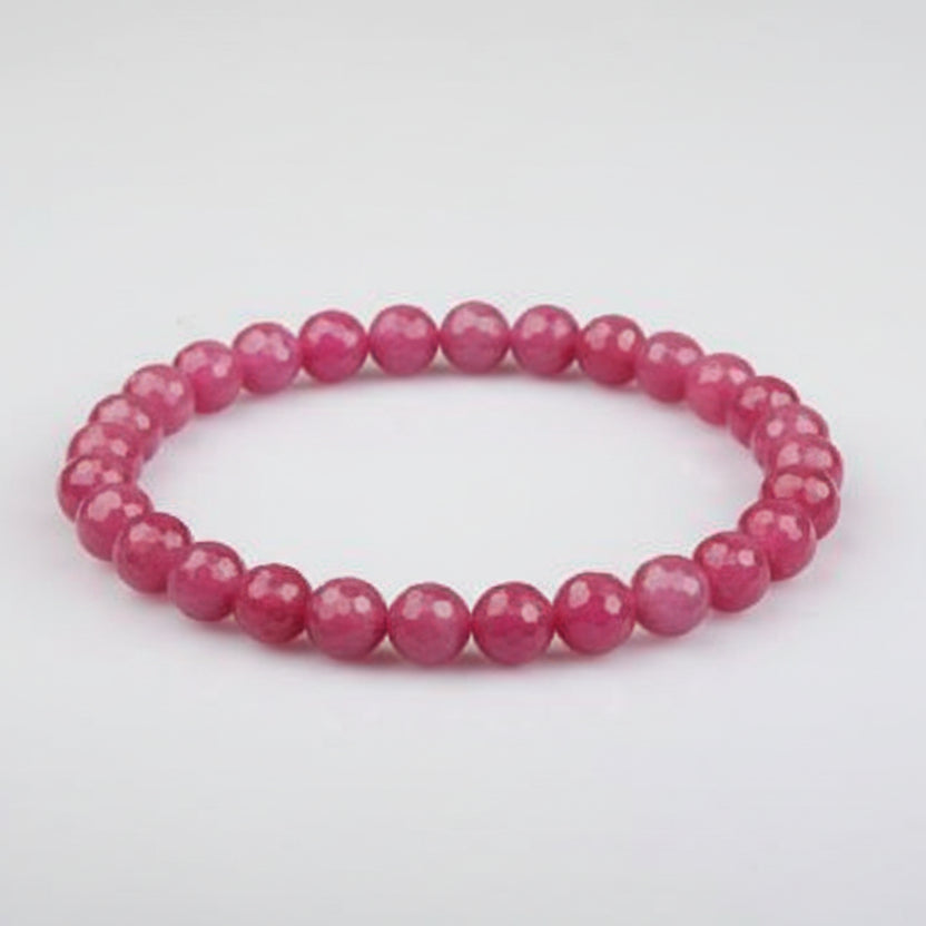Ruby Faceted Bracelet (II)