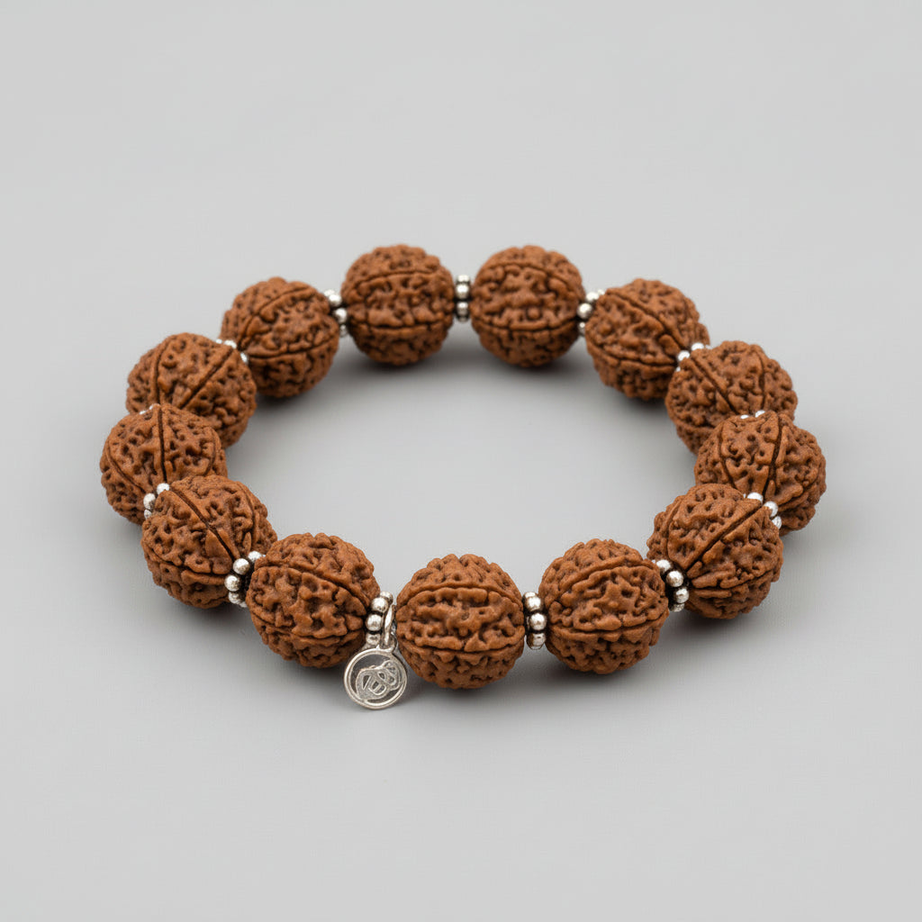 6 Mukhi Mangal Bracelet-Small-Silver Chakri