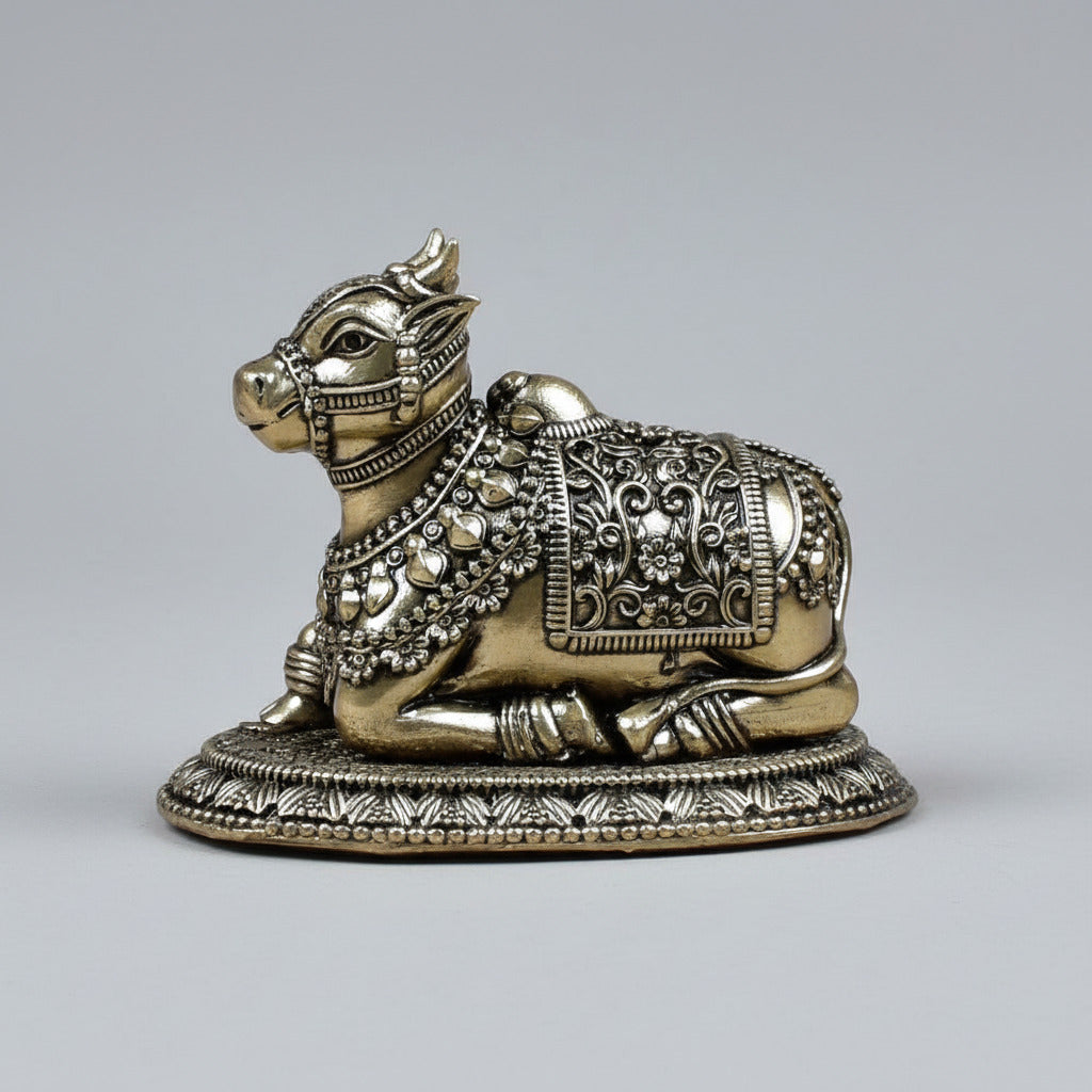 Nandi Shiv Vahan Ashtadhatu Idol